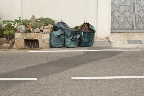 Hazardous waste containers in Deptford