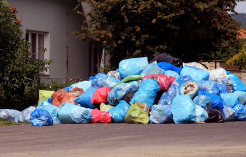 Clean and organized Deptford neighborhood after muck removal