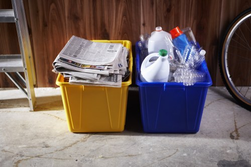 Eco-friendly skip hire practices on a Deptford building site