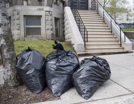 Professional rubbish removal team in action in Deptford